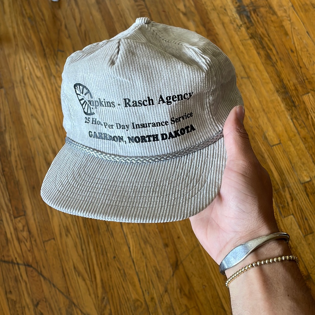 Vintage Corduroy Trucker Hat